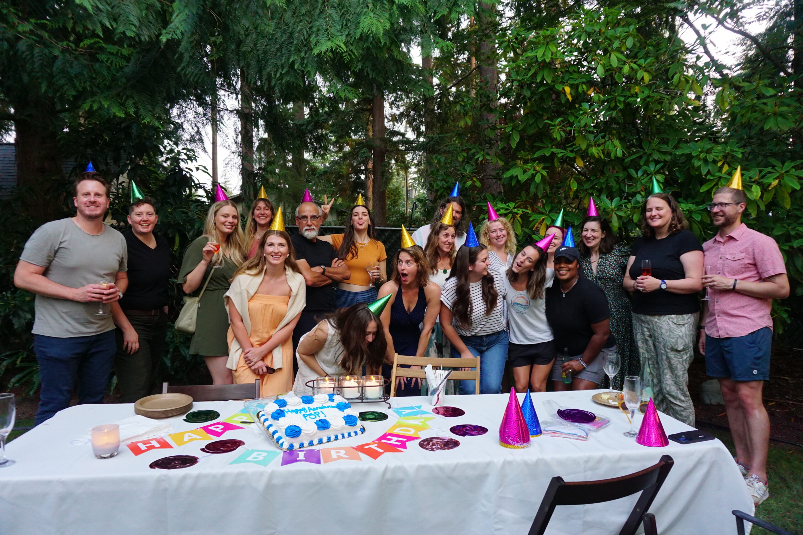 PSP Team at the 10 year celebration - enjoying some silly fun